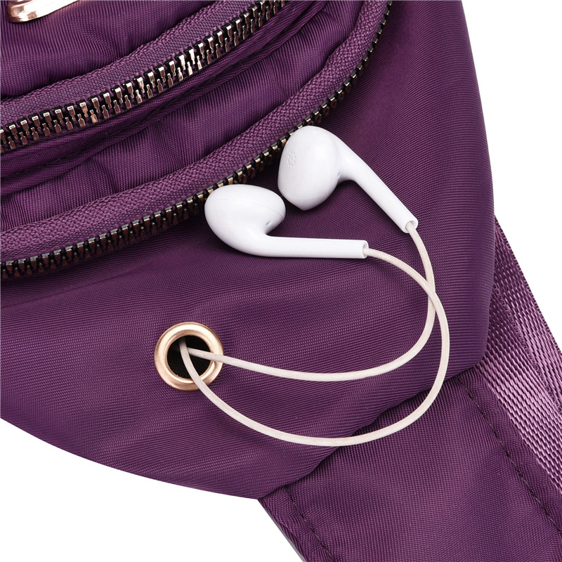 Nueva moda casual bolso de mujer multi-capa bordado hilo estilo coreano bolso de hombro simple mujer de mediana edad bolso de pecho de la madre