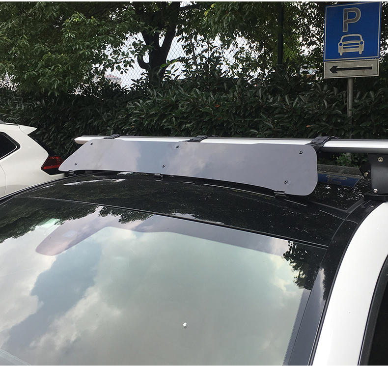 Roof Spoiler Car Luggage Rack Frame Roof Box Crossbar Windshield Silent Wind Noise Reduction Deflector