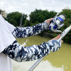 Factory Direct Sale Camouflage Men and Women Plus Size Loose Sun Protection UV Protective Sleeve for Cycling, Driving, Fishing, Arm Guard, Ice Sleeve