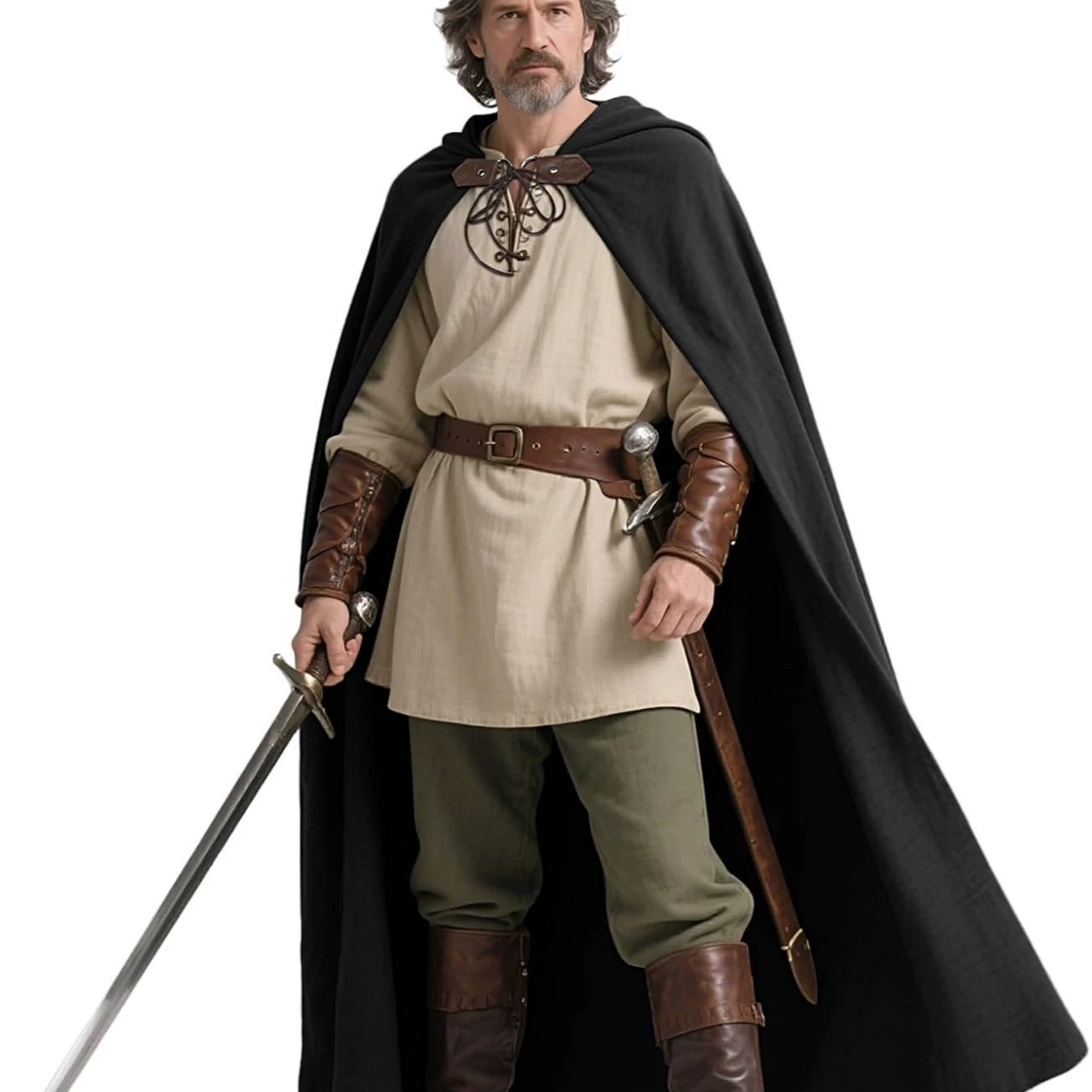 Trench coat, cloak with hood, halloween