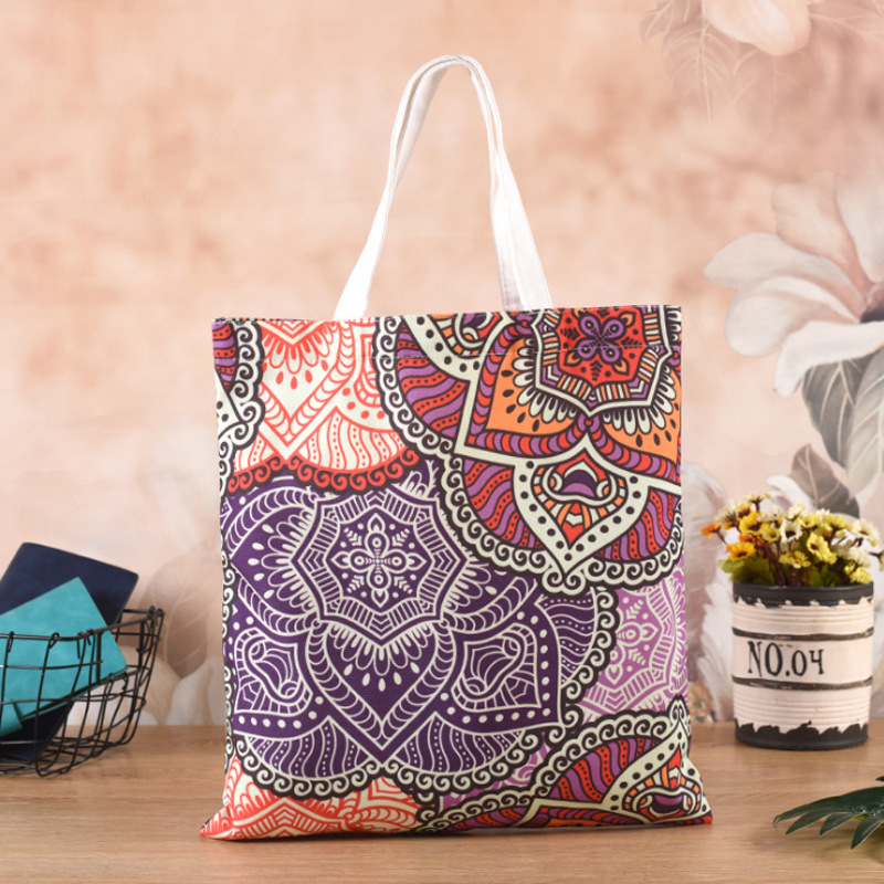 纯色帆布袋棉布袋彩印棉广告帆布手提购物袋logo