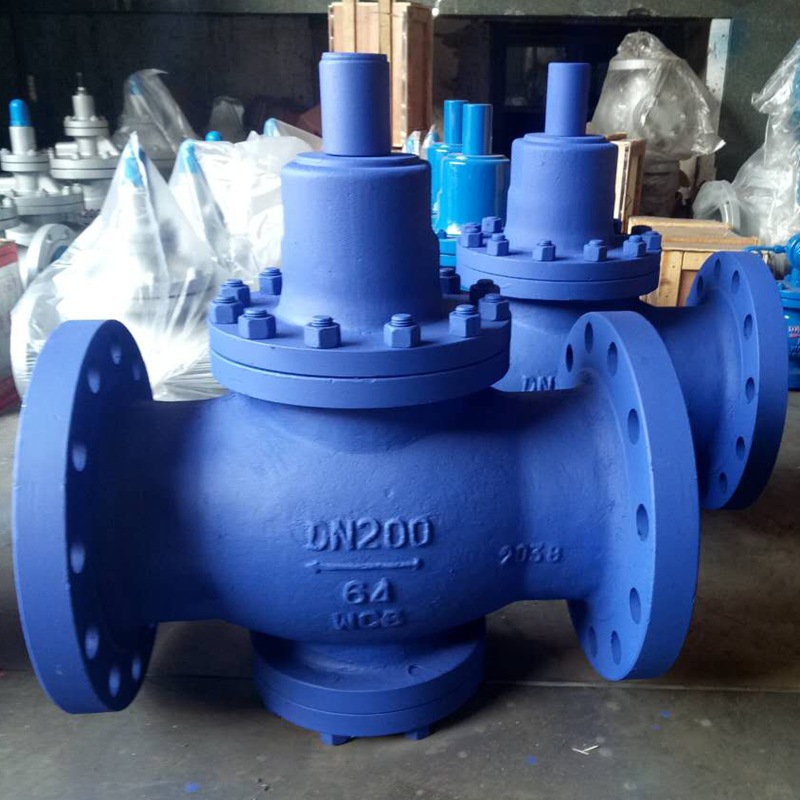 Y43H-40C活塞式蒸汽减压阀门DN65高压法兰铸钢碳钢减压阀DN125 40