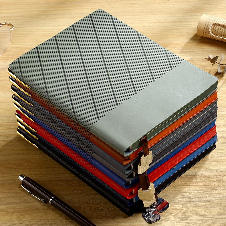High-end notebook custom notebook high color value A5 business soft leather notebook creative gifts wholesale