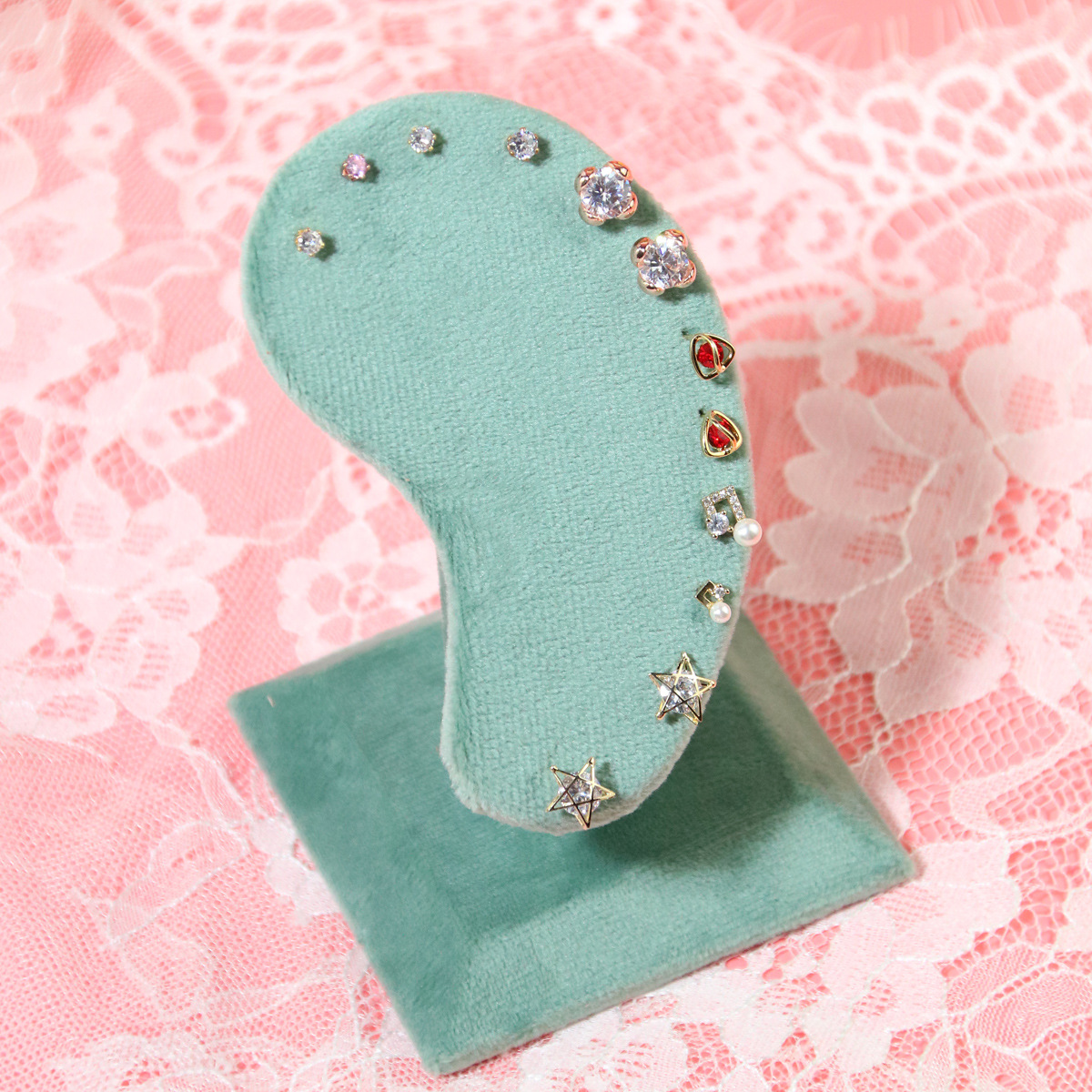 Green Earrings Rack - Image 3