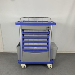 Carro de entrega de medicamentos de doble cara