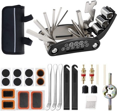 Bicycle repair tool kit tire repair tool set/bike repair tool kit 15-in-1 16-in-1 repair
