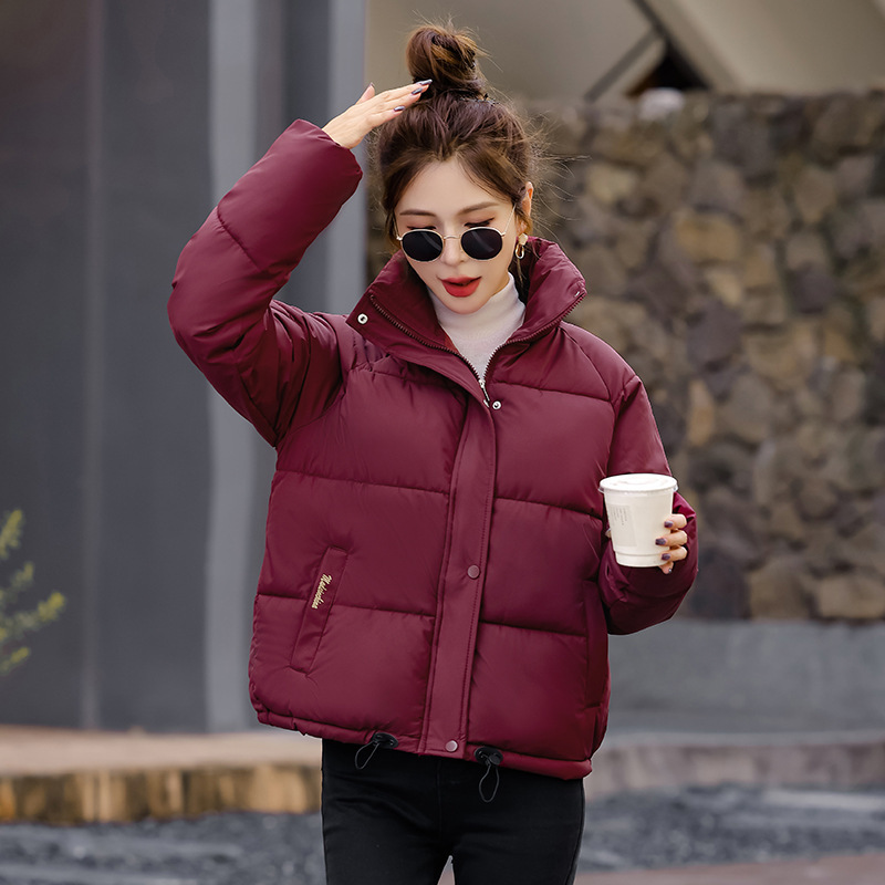 新しいゆったりとした大きいサイズの綿の服、女性の冬の綿のジャケット、女性のトレンディなイン冬のコート、女性の厚い綿の服、女性のショートスタイル|undefined