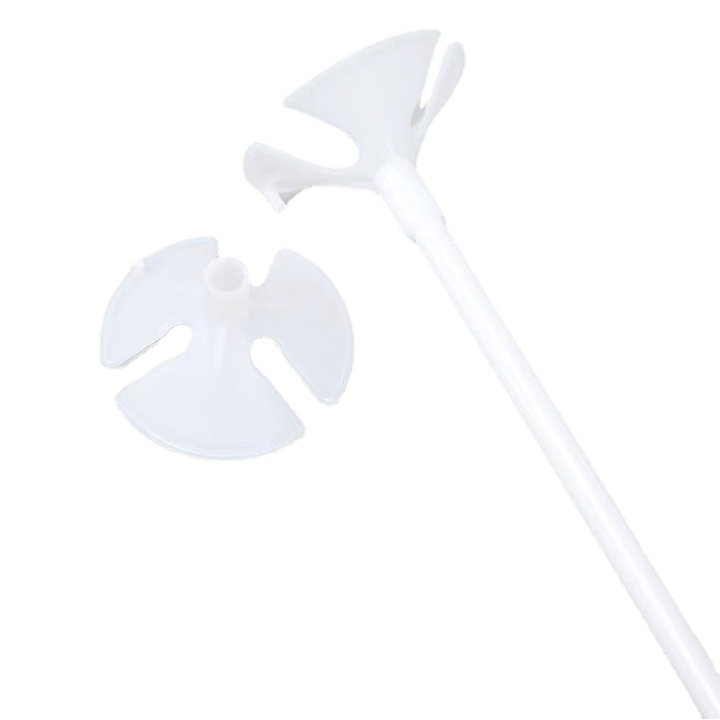 Milán soporte de globo de plástico Varilla de fresa ramo hecho a mano material de bricolaje globo Varilla de Apple soporte inferior Accesorios
