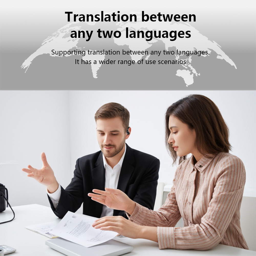 翻译耳机双耳中英翻译器多国语言蓝牙无线同声互译翻译机 (7)