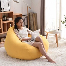 豆豆沙发懒人沙发豆袋创意卧室阳台小个性可爱女单人懒人椅榻榻米