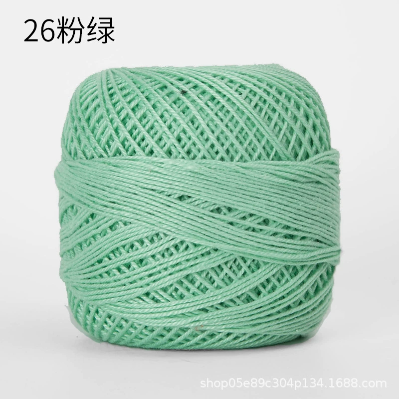 Шёлковая crochet нить шарики, 3 размера, разноцветная пряжа для вязания сумок и крючком
