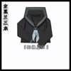 Black and blue three long sleeves+scarves