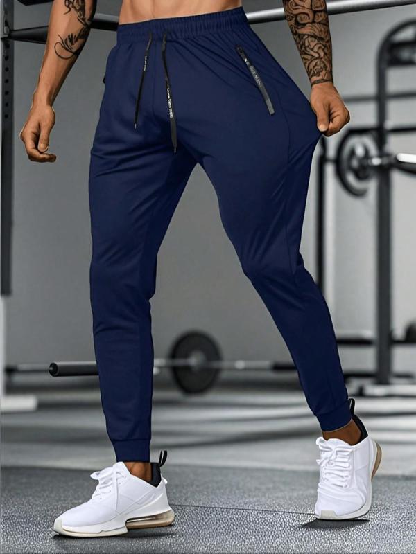 X8466 代发速卖通亚马逊跨境新款运动裤男士普通版型拉链口袋|ms