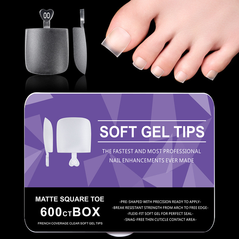 Cross-Border Hot-Selling Frosted Large Toenail Tips, Ultra-Thin No-Polish Fake Toenail Extensions, Wearable Nail Tips Cross-Border Hot-Selling Frosted Large Toenail Tips, Ultra-Thin No-Polish Fake Toenail Extensions, Wearable Nail Tips