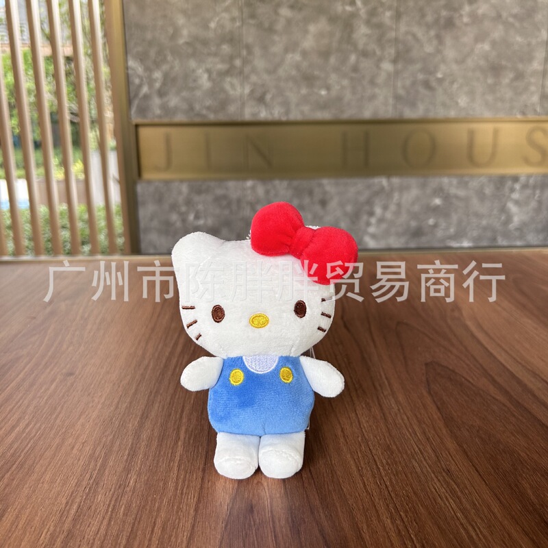 現物かわいいサンリオハワイ高級感白皮kt猫ケイティ猫ぬいぐるみ人形ストラップ人形機|undefined