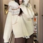 加厚宽松秋冬连帽开衫