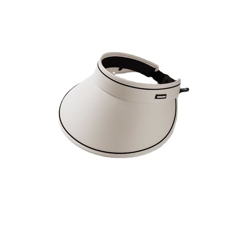 UPF50+ sun protection hat empty top women's summer cycling anti-UV UV sun hat versatile large brim folding sun hat