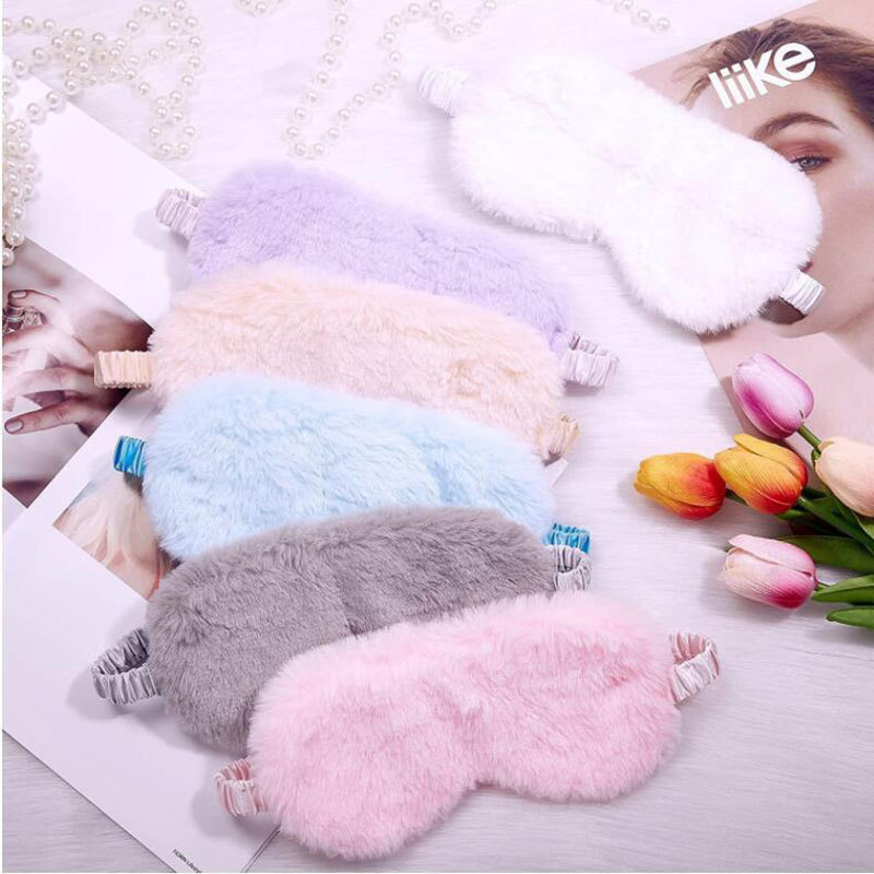 Cross-Border Exclusive Supply of Cute Plush Nap Masks Made of Faux Rabbit Fur, Light-Blocking and Eye-Protecting, Suitable for Students, Men and Women, Summer Eye Masks Made of Ice Silk That Do Not Put Pressure on the Head Cross-Border Exclusive Supply of Cute Plush Nap Masks Made of Faux Rabbit Fur, Light-Blocking and Eye-Protecting, Suitable for Students, Men and Women, Summer Eye Masks Made of Ice Silk That Do Not Put Pressure on the Head