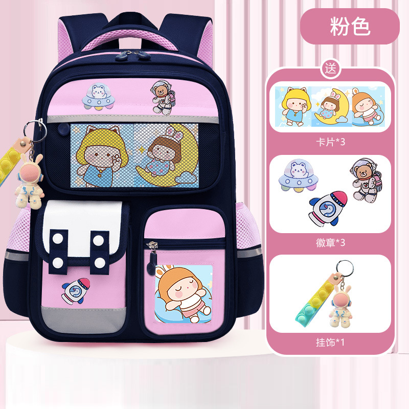 26 nuevos modelos de mochilas escolares para estudiantes de primaria, niños de 1º a 3º y 6º grado, que reducen la carga, para niñas de 6, 9 y 12 años, mochilas ligeras para niños