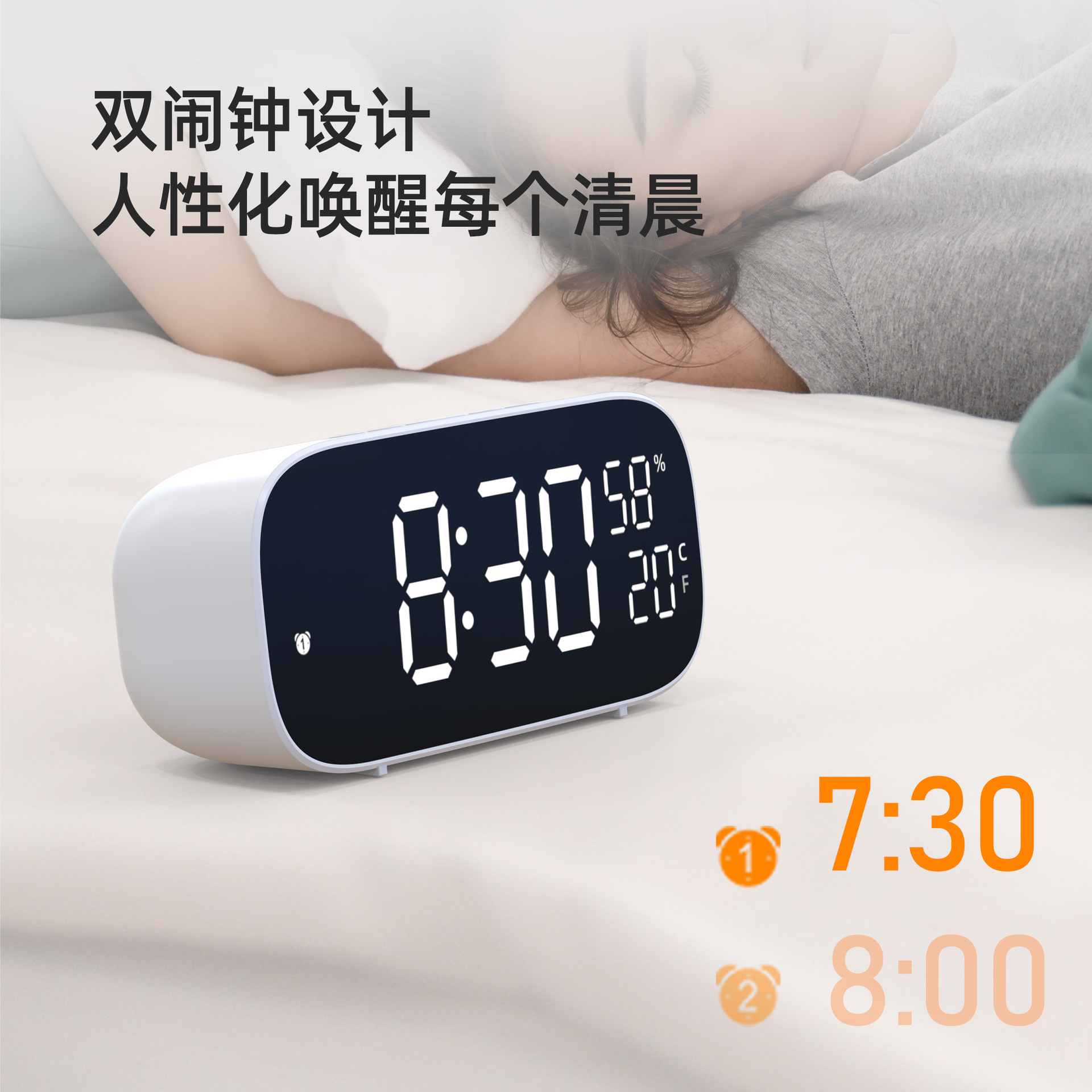 학생들을위한 전자 알람 시계 어린이 소년 지능형 다기능 발광 시계 테이블 WANG XIAOXIANG