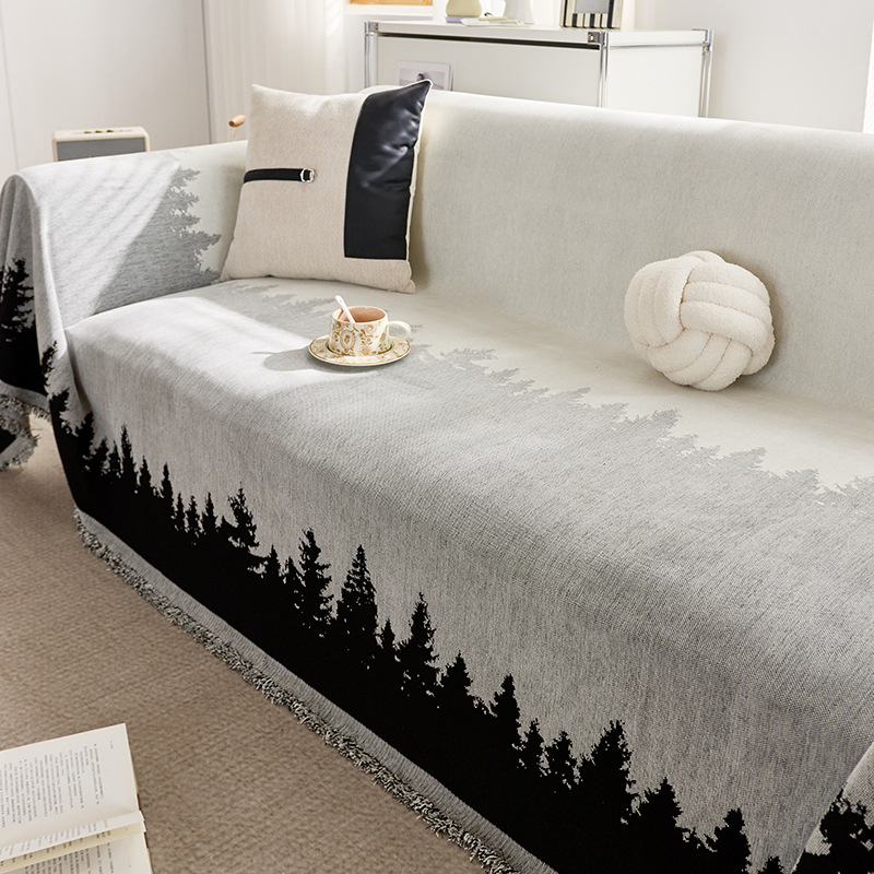 Toallas de sofá 2025 nuevas cuatro estaciones de sofá universal cubierta de cubierta de cubierta antideslizante cubierta de vientos en el mismo