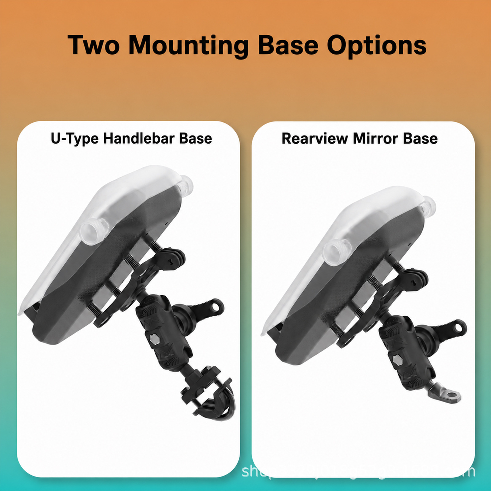 Motorcycle Shockproof Navigation Phone Holder Cross-Border Delivery Riding Outdoor Electric Vehicle Rainproof Phone Support Stand