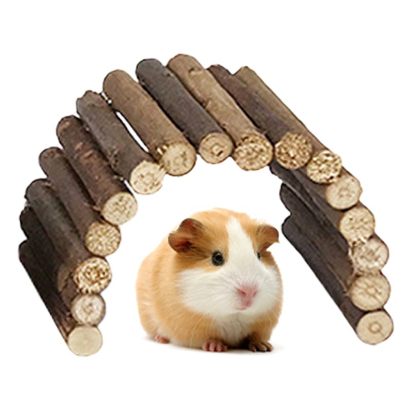 Transfronterizo de madera caliente suministros para mascotas conejo Totoro mordedura aliviar congestión combinación hamster molar traje de juguete
