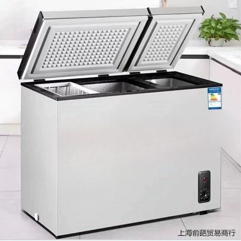 Freezer Household Fully Frozen Small Commercial Large-Capacity Refrigerated and Fresh-Keeping Dual-Purpose Energy-Saving Dual-Temperature Freezer