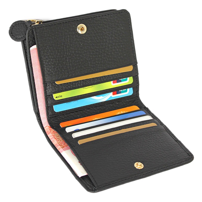 Retro hecho a mano original primera capa de piel de vaca Mini titular de la tarjeta pequeño monedero hombres y mujeres ultrafino de cuero licencia de conducir caso clave