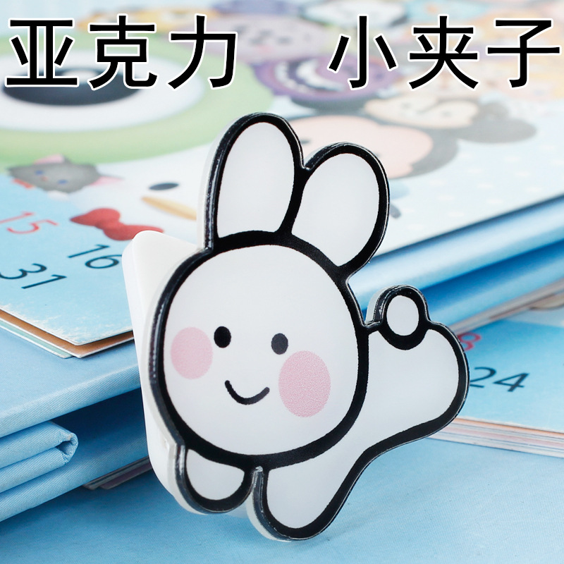 Cute acrylic plastic cartoon photo, storage system, classification