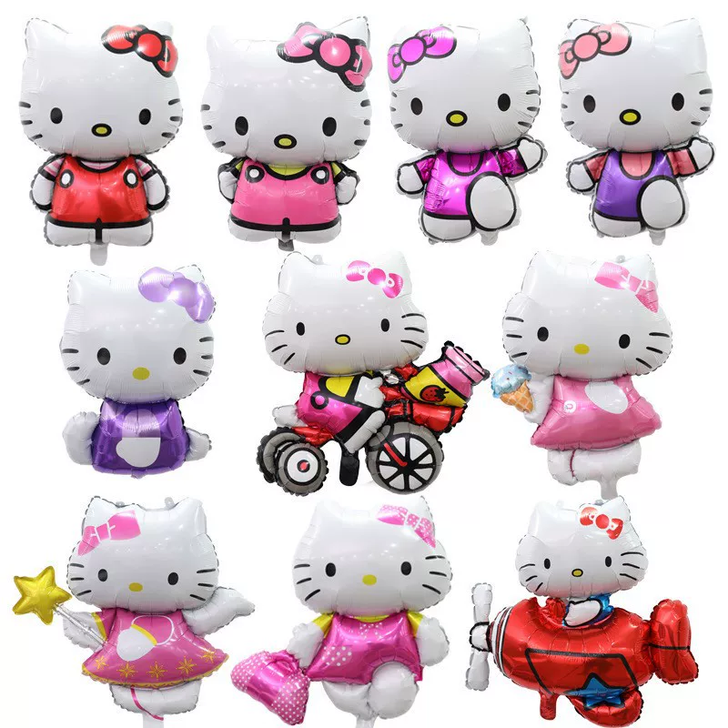 Hello Kitty, hello kitty, мультяшный детский шар, вечернее платье, подарок на день рождения