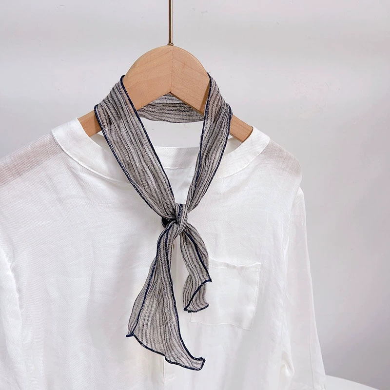 Чистый льняной гавани ветер и дождь роса оригинальный цвет маленький шарф