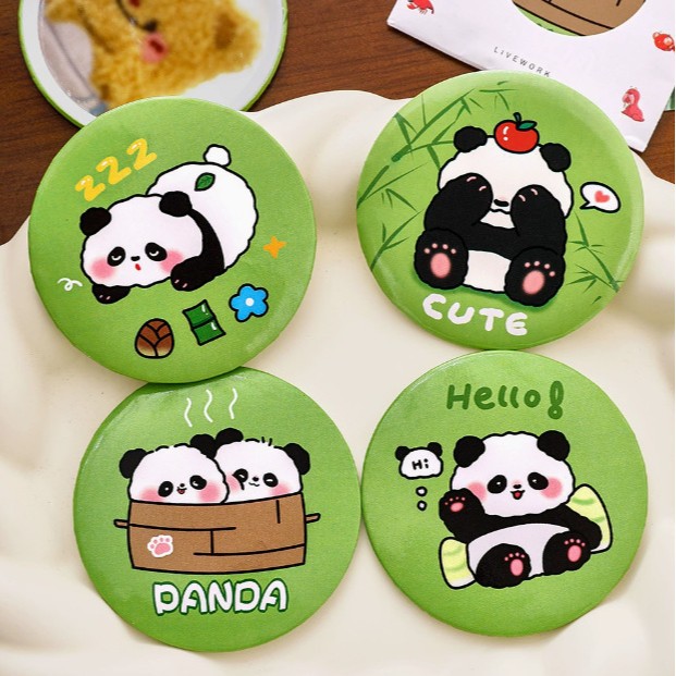 Caricatura adorable Panda Post-it - Notes Estudiantes Temporada escolar DIY Papelería Pequeños regalos de alto valor facial Paquete de regalo para niños