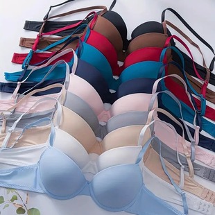 European and American Cross-Border Sexy Underwire Push-Up Bra Temushein Amazon Same Style Anti-Sagging Adjustable Bra