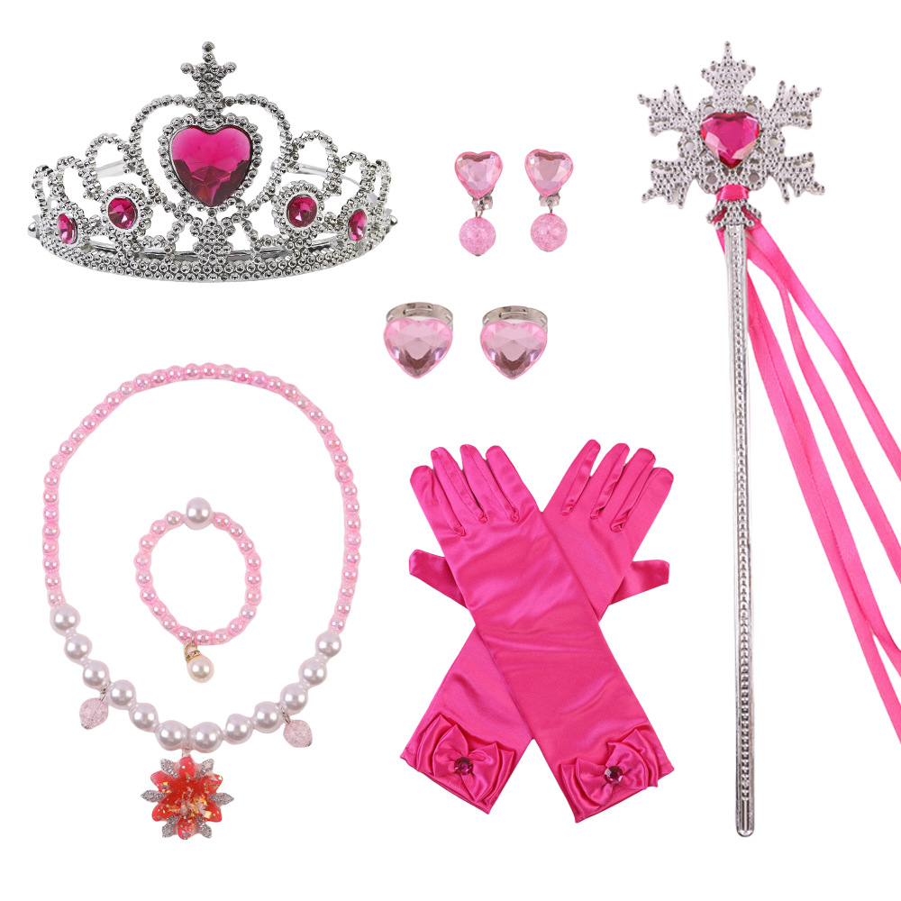 복숭아 눈송이 10 조각 "투명 가방]