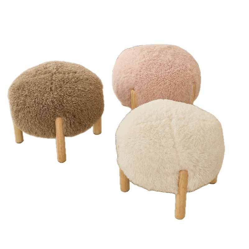 Taburetes de viento crema sofá casero taburetes taburetes taburetes de té taburetes de sensación baja taburetes de asiento taburetes pedal