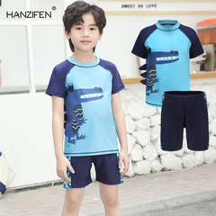 Children's Swimwear for Boys, Separate Style, Korean Children's Swim Trunks, Baby Boys' Swimwear Set, Wholesale
