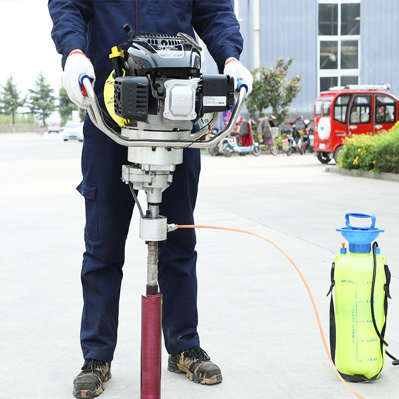 背包钻机厂家小型地质勘探取样钻机垂直钻孔取芯机便携式背包钻机