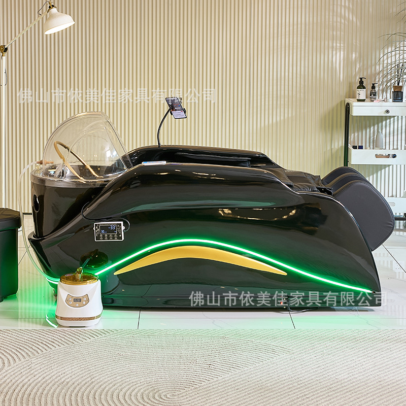 Cama de belleza eléctrica para salón de belleza, silla de peluquería de alta calidad, cama de masaje especial con calentador de agua, tratamiento de cabeza