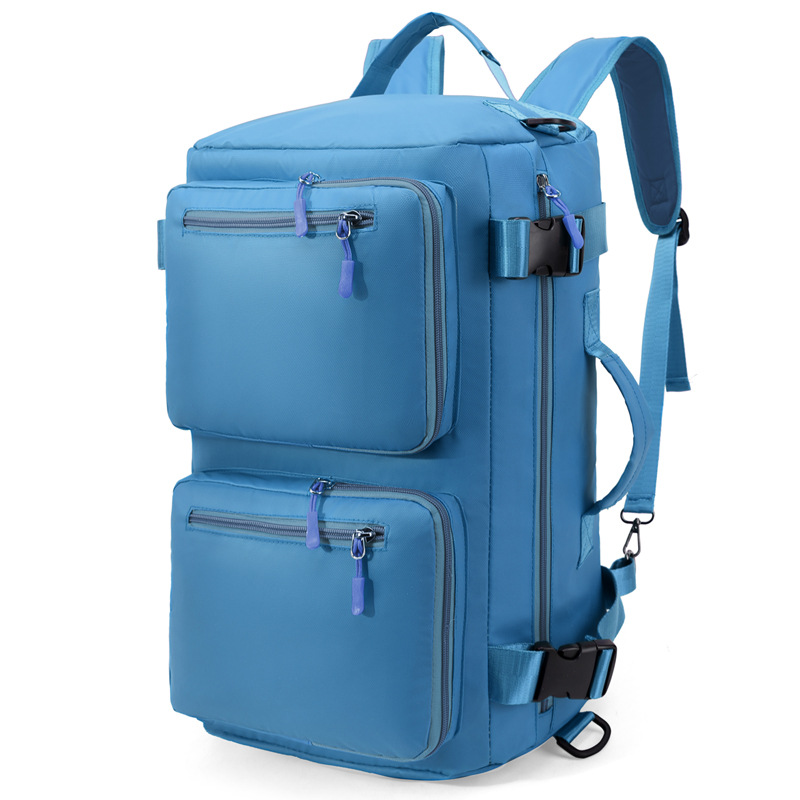 Bolsa de viaje de gran capacidad portátil, bolsa de entrenamiento, bolsa de entrenamiento, bolsa de zapatos independiente, mochila multifuncional