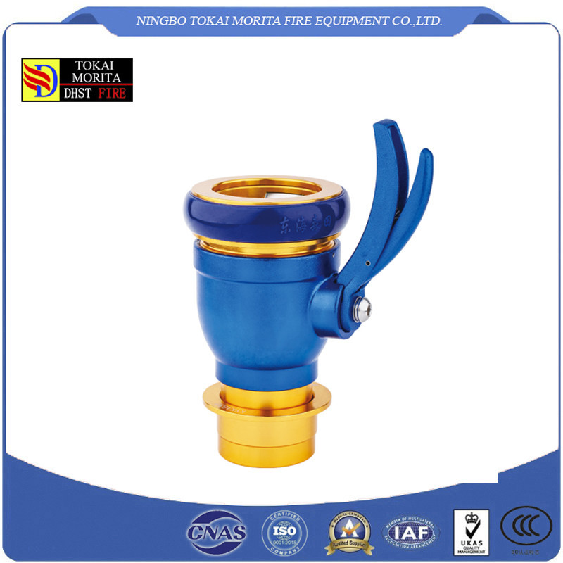 东海森田新型消防水带锻造止水器 消防器材65带锁中压快速止水器