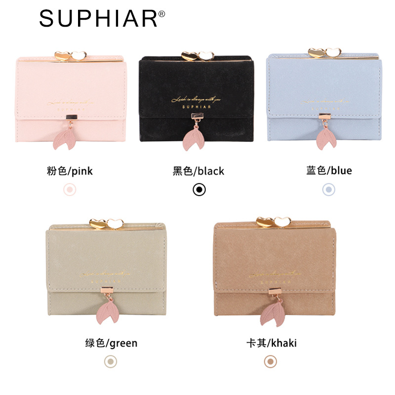 La nueva versión coreana de la billetera multifuncional billetera de franela de alta gama para mujer 2025 billetera transfronteriza ins billetera para mujer