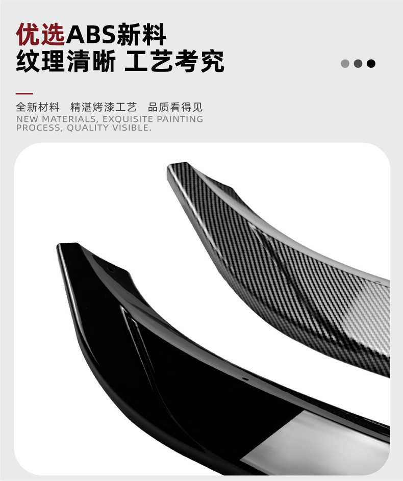 Suitable for Mercedes-Benz X253 Early Model Glc63 Amg 2016-2019 Front Lip, Front Splitter, Front Bumper Exterior Modification