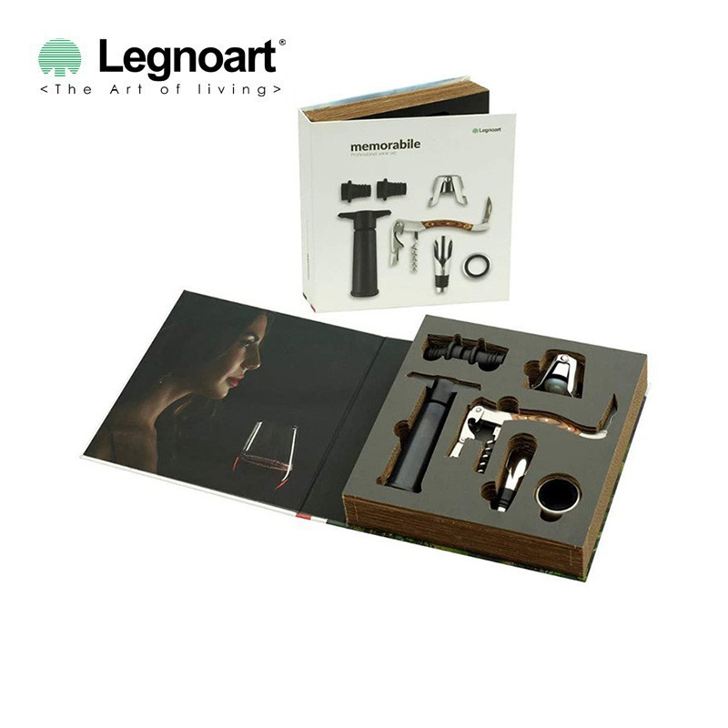 이탈리아 수입 Legnoart 스테인레스 스틸 다기능 병 오프너 와인 오프너 와인 병 오프닝 도구 세트
