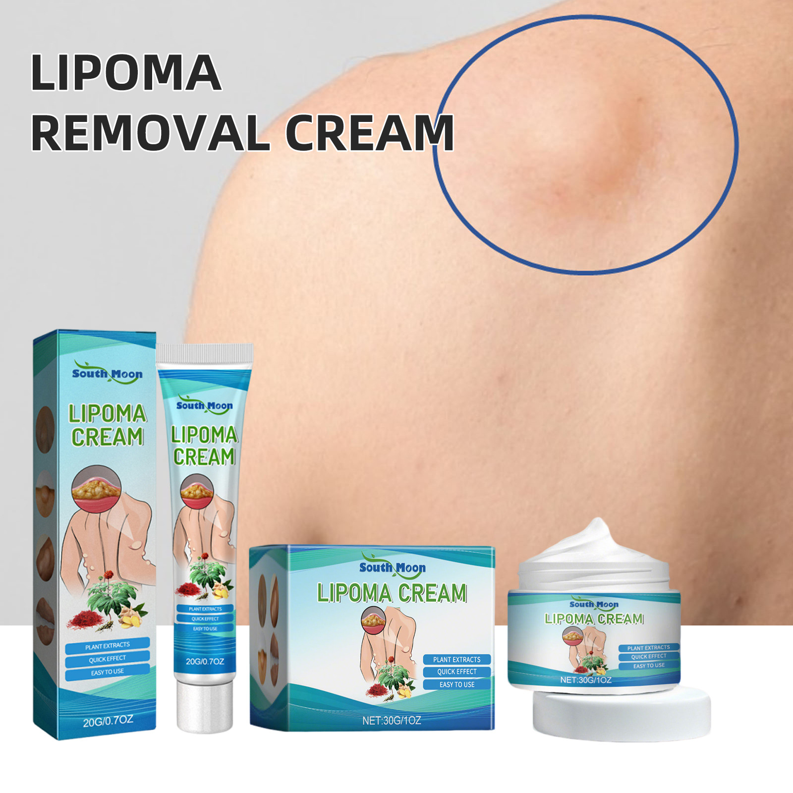 South Moon Body Care Series Gentle Nourishing Body Moisturizer for External Use and Massage Daily Care