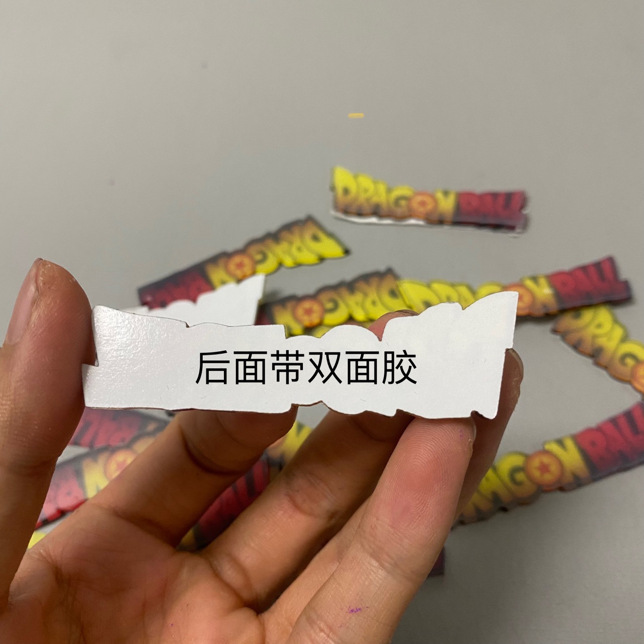 No. 004 siete bolas de dragón super Z placa de identificación universal placa acrílica escena especial logotipo general hecho a mano