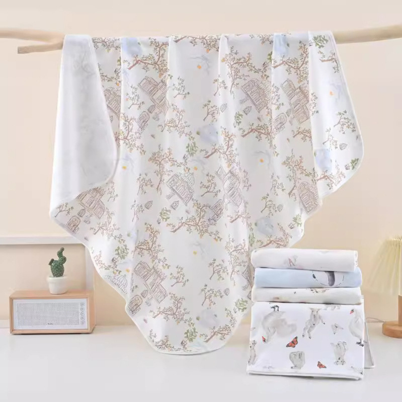 He'Er Special Enlarged Single 90*90 Large Size Newborn Wrap Cloth Baby Hug Single Baby Quilt Newborn