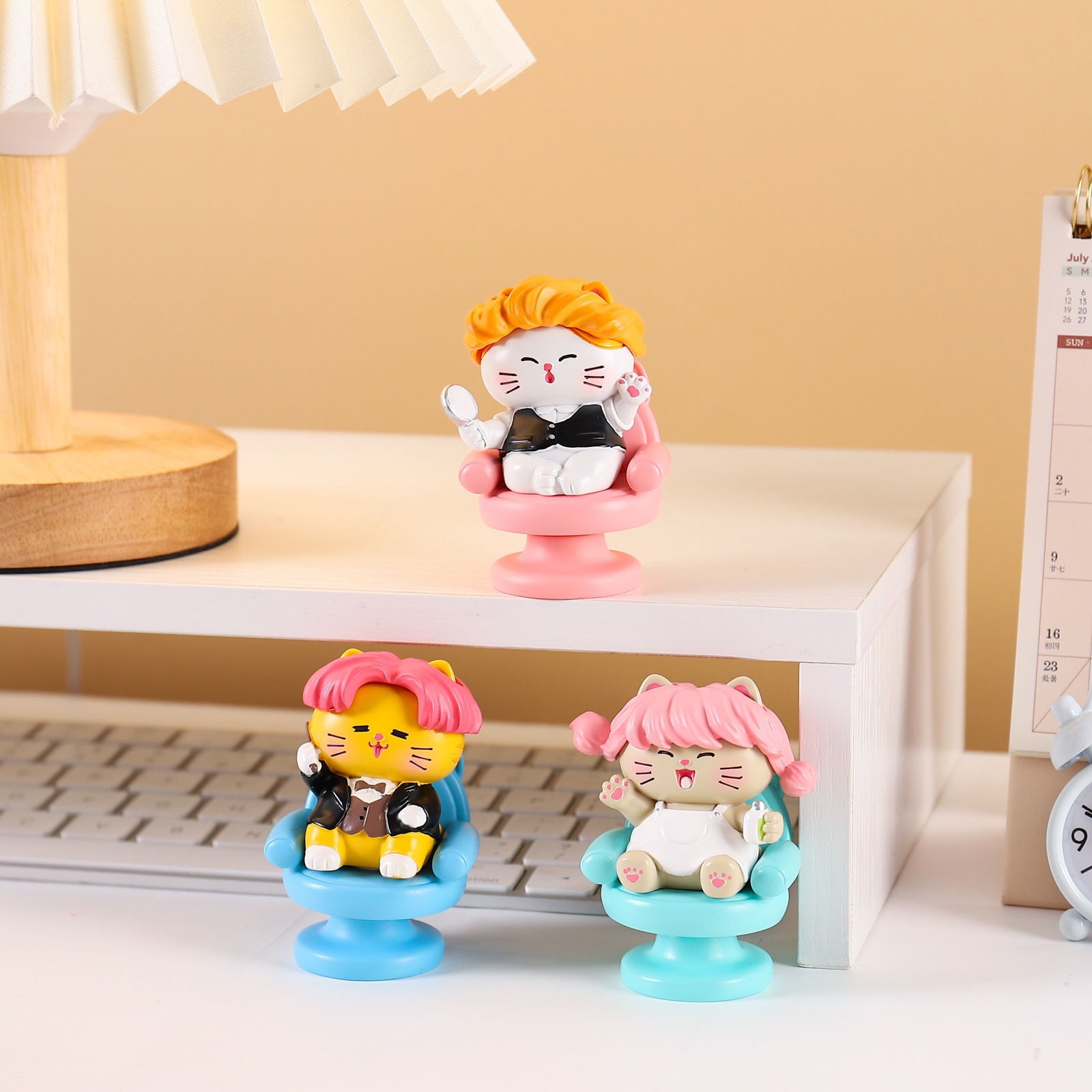 Caja Sorpresa de Gatos Sweet Fufu, Figura Creativa y Adorable, Regalo para Amigos y Mejores Amigos, Decoración de Oficina