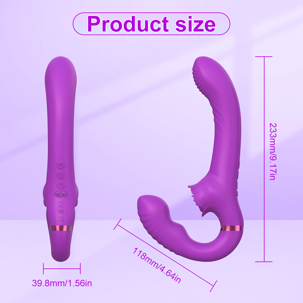Vibrator Stimulator For Women Double Charging Massage Wand_voghion.com