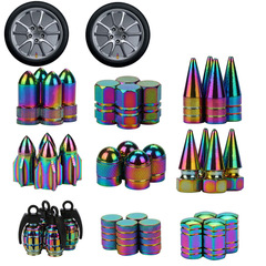 Car and motorcycle colorful aluminum alloy valve cap American valve cover valve cap